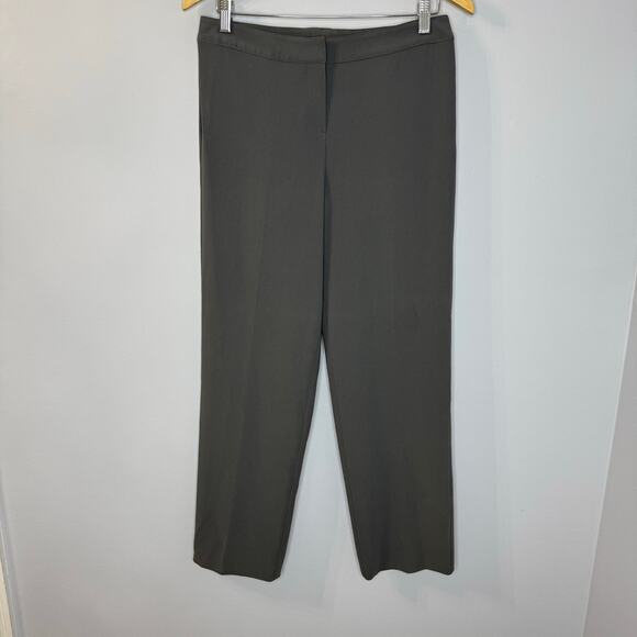 St. John Women’s Trousers Dress Pants Flat Front Career Office Women's 4 Grey - Picture 1 of 7